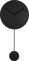 Zuiver Minimal Klok/ Wandklok Rond 30 cm Zwart