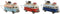 Decoratieve figuren Home ESPRIT Bus 27 x 10 x 17 cm (3 Stuks)