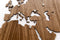 MiMi Innovations® Exclusieve Houten Wereldkaart - Muurdecoratie - Wanddecoratie - Muursticker - 130x78 cm/51.2x30.8 inch - Walnoot