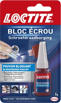 Loctite schroefdraadborging 5g | Beste Borging van Loctite Schroeflijm | Extreem Sterke Schroef Lijm.