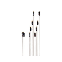 Fusion RCA Splitter Cable Double Female to 8 Channel Male 0.27 meter