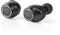 Nedis TWS - In-Ear Koptelefoon - Bluetooth 5.0 met spraakbediening - Zilver Zwart