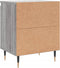 vidaXL - Nachtkastjes - 2 - st - 40x30x50 - cm - bewerkt - hout - grijs - sonoma - eiken