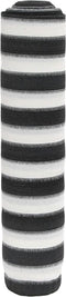 vidaXL - Privacynet - 195 - g/m² - 1,2x10 - m - HDPE - antracietkleurig - en - wit