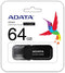 Adata UV240 - USB stick - 64GB - Zwart