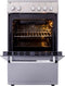 Etna FGV350RVS - Fornuis 50 cm - 4 kookzones 4 ovenstanden - Roestvrijstaal