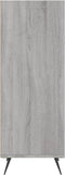 vidaXL - Schappenkast - 34,5x32,5x90 - cm - bewerkt - hout - grijs - sonoma - eiken