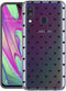 iMoshion Hoesje Geschikt voor Samsung Galaxy A40 Hoesje Siliconen - iMoshion Design hoesje - Transparant / Zwart / Hearts All Over Black