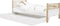 Bopita Mika bed 90x200 - Wit/Eiken