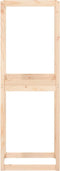 vidaXL - Bandenrek - 63x40x180 - cm - massief - grenenhout