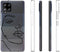 iMoshion Hoesje Geschikt voor Samsung Galaxy A42 Hoesje Siliconen - iMoshion Design hoesje - Transparant / Zwart / Line Art Woman Black