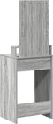 vidaXL - Kaptafel - met - LED-verlichting - in - Grijs - Sonoma - - - 50x41x140 - cm
