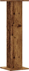 vidaXL - Speakerstandaards - 2 - st - 30x30x95 - cm - bewerkt - hout - oud - houtkleurig