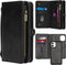 iMoshion Hoesje Geschikt voor iPhone 12 Mini Hoesje Met Pasjeshouder - iMoshion 2-in-1 Wallet Bookcase - Zwart