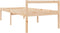 vidaXL - Seniorenbed - massief - grenenhout - wit - 75x190 - cm - Small - Single