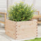 vidaXL - Plantenbak - 70x70x46 - cm - massief - grenenhout