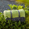 Picknickkleed Polo Visgraat Heldergroen met Donkergrijs - Wol - Waterdicht - 145x183cm - Tweedmill