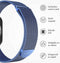 imoshion Milanees magnetisch bandje - Geschikt voor Apple Watch 1, 2, 3, 4, 5, 6, 7, 8, 9, 10 (42 mm), SE - 38/40/41 mm - Blauw - M