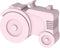 Blafre Lunchbox/Brooddoos Tractor met 2 compartimenten - Roze