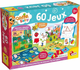 Educatief spel - LISCIANI - Carotina Baby - 60 activiteiten - Geheugen en logica - De basis ontdekken - Vanaf 2 jaar