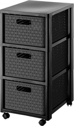 Rotho Country Ladesysteem - 3x18L - Antraciet