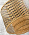 GOOD&MOJO Vloerlamp Bhutan - Bamboe Zwart/Naturel - 55x31x150cm - - Staande lampen voor Woonkamer - Slaapkamer
