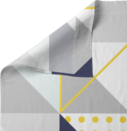Dekbedovertrek Geo Dot | Blanc