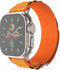 imoshion Nylon Alpine bandje - Geschikt voor Apple Watch 1, 2, 3, 4, 5, 6, 7, 8, 9, 10, SE, Ultra (2) - 44/45/46/49 mm - Oranje - One Size