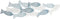 Wanddecoratie DKD Home Decor 100 x 5 x 30 cm Blauw Wit Mediterrane Vissen