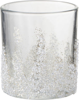 J-Line theelichthouder Suiker OnderaanKlaar - glas - medium