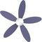 Cecotec Plafondventilator met Energysilence Aero 4260 Purple. 40 W, DC-motor, diameter 42 inch met 5 omkeerbare bladen, LED-lich