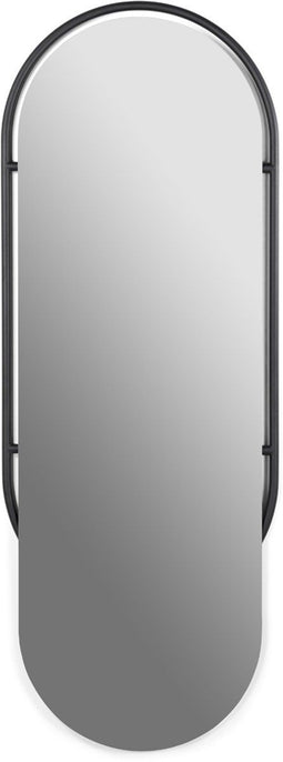 Spinder Design spiegel Orbis Oval 160 - Zwart - Staal