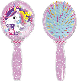 Totum Unicorn - Glitter haarborstel - Voor kinderen vanaf 3 jaar - Roze