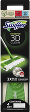 Swiffer Vloerreiniger 3D Clean Starterskit - 1 Vloerwisser + 4 Droge & 2 Vochtige doekjes