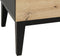ToiToiKids Xem commode met 3 laden - Mat Zwart/Eiken