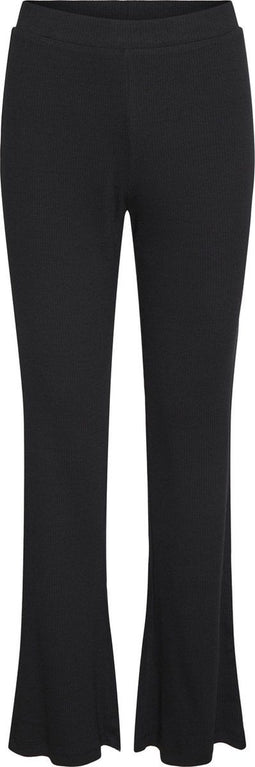 NOISY MAY NMPASA HW FLARED PANTS NOOS - Flared pantalon - High-waist - Elastische tailleband - M
