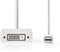 Nedis CCGP37465WT02 - Mini DisplayPort naar VGA adapterkabel - 20cm - Wit