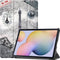 3-Vouw sleepcover hoes - Geschikt voor Samsung Galaxy Tab S7 / Tab S8 - Eiffeltoren