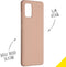 Accezz Samsung Galaxy A71 - Liquid Silicone Backcover - Schokabsorberend - Roze