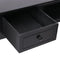 vidaXL - Schrijftafel - 110x45x76 - cm - hout - zwart