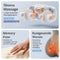 Lifeproducts Massagekussen - Shiatsu Nekmassage Apparatuur - Warmtefunctie - Zacht Schuimkussen