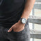 Casio MTP-1314L-7AVEF - Polshorloge - Bruin leren band - Wit