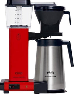 Moccamaster KBG - Filterkoffiezetapparaat - 1,25L thermoskan - Rood