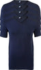 Alan Red Oklahoma - T-shirts - V-hals stretch - Navy (4-pack)
