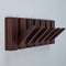 Urban State Piano - Wandkapstok - 6 haken - Donker hout - Walnoot finish