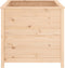 vidaXL - Plantenbak - 82,5x82,5x78 - cm - massief - grenenhout
