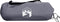 vidaXL - Windscherm - camping - waterdicht - 340x130 - cm - grijs - en - oranje