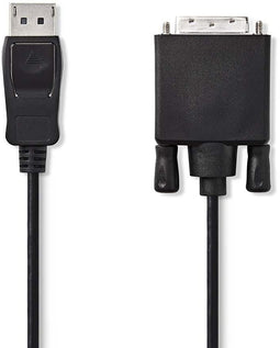 Nedis N CCGP37200BK20 - Kabel DisplayPort naar DVI-D 2 m - Zwart
