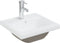 vidaXL - Inbouwwastafel - met - kraan - 42x39x18 - cm - keramiek - wit