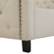 AUREL - Tweepersoonsbed - Beige - 160 x 200 cm - Polyester